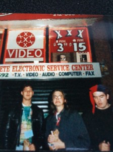 Carl, Myself, Scott, NYC, 1993